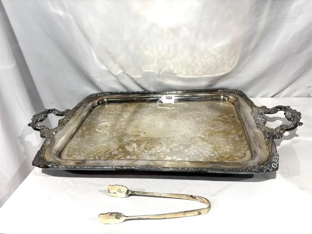 Tongs and Wm. A. Rodgers, S.P.Brass, lead MTS,