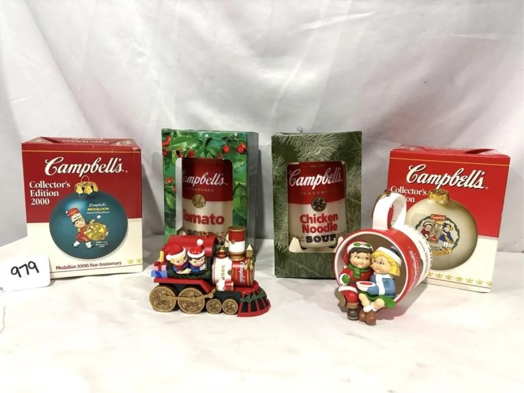 Campbell's soup Christmas ornaments
