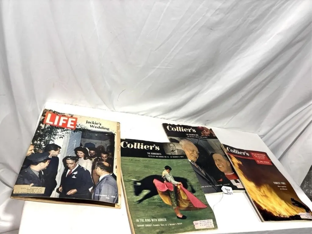 1955 (July, October, September) Collier's , Life