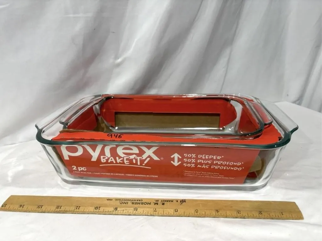 2 piece Pyrex