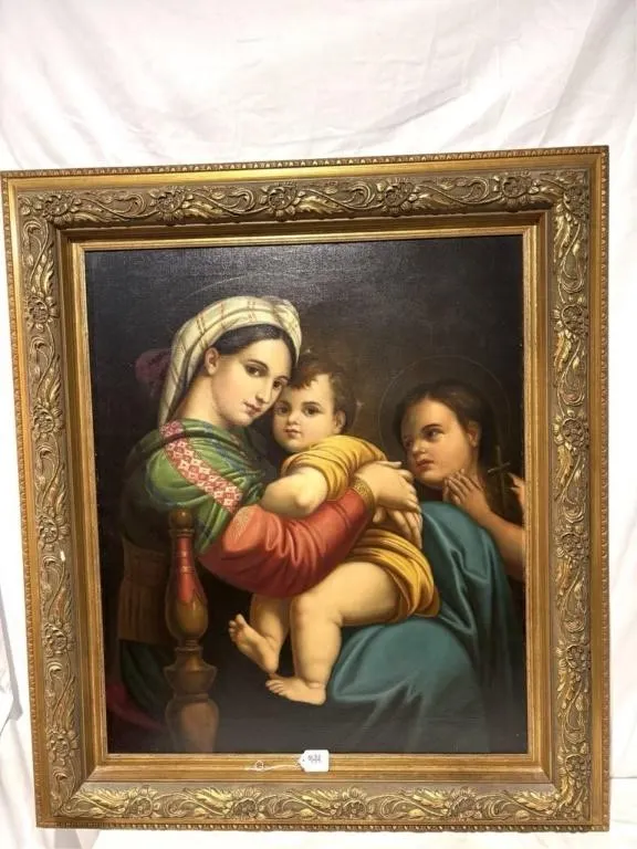 Madonna della Seggiola after Raphael,