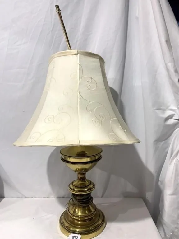 Lamp (gold with white shade)