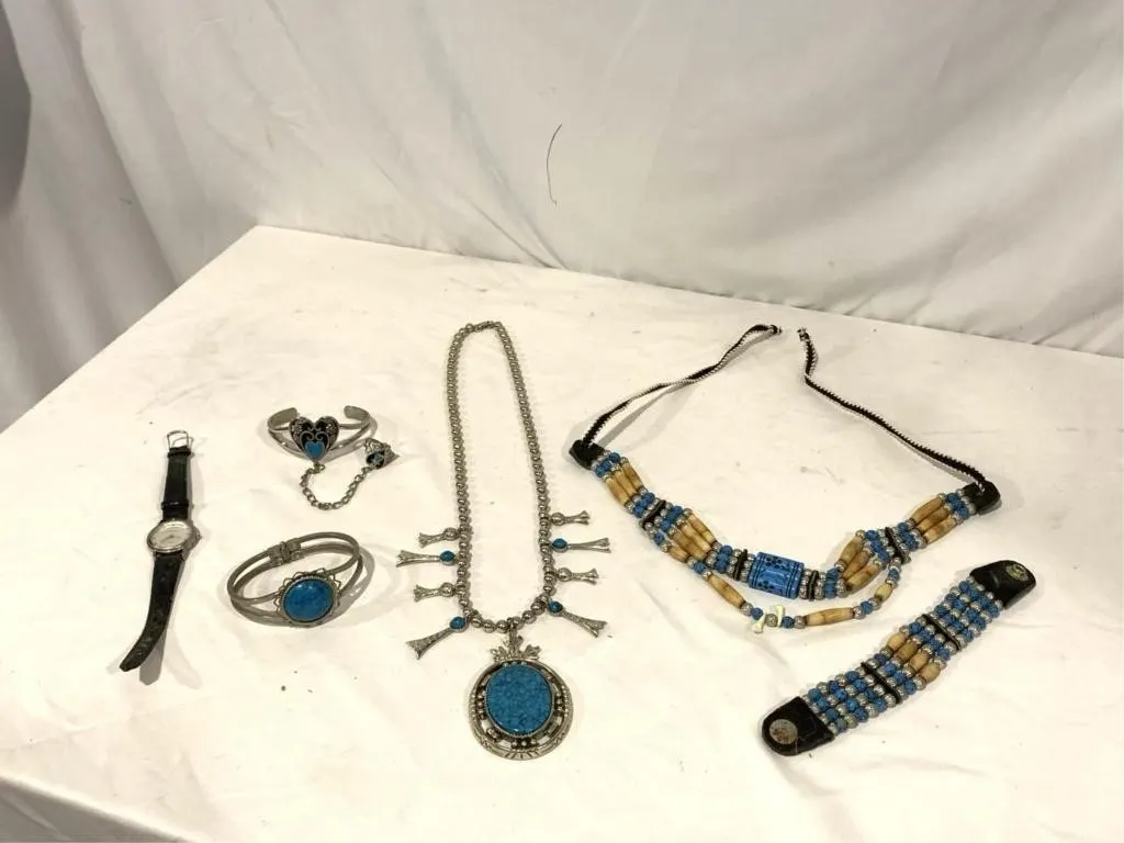 American Indian jewelry, bracelets, necklaces,
