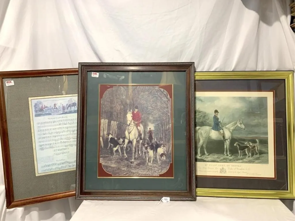Horse framed pictures