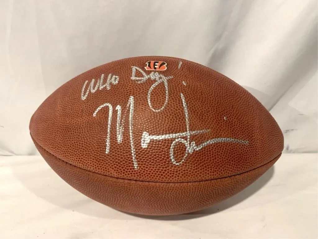 Bengals NFL football signed