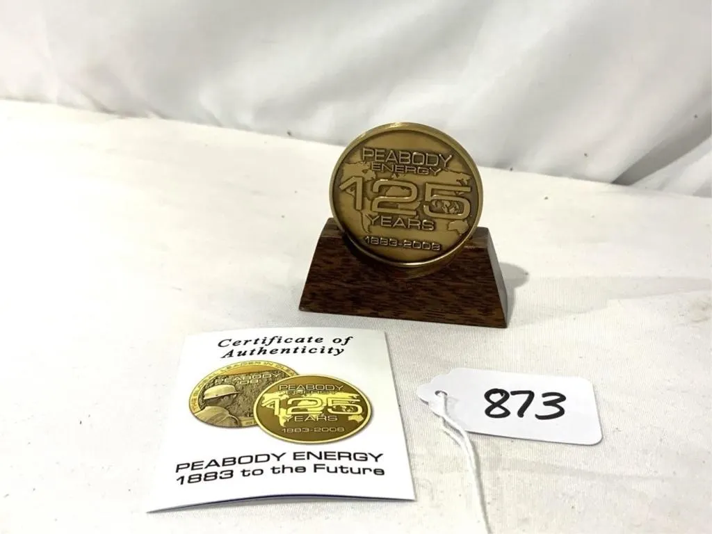 Peabody Energy 125 year coin
