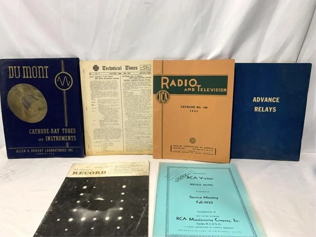 Pamplets (Du Mont Cathode-ray tubes, Technical