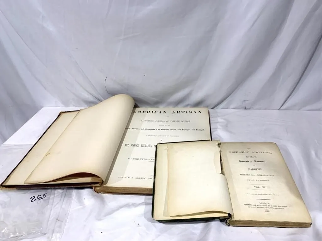 Books (American Artisan - Mechanics' Magazine,
