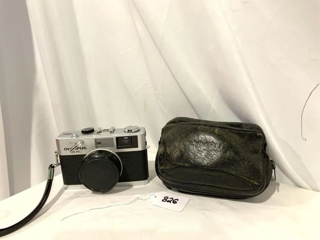 Olympus 35RC camera with case