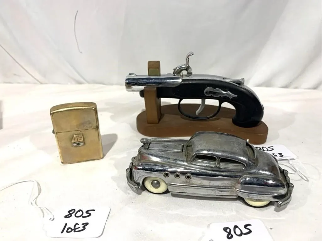 Lighters (car, gun, & Zippo)
