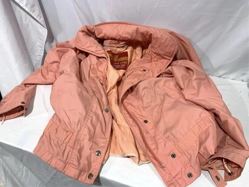 London Fog jacket with removable liner (Coral)