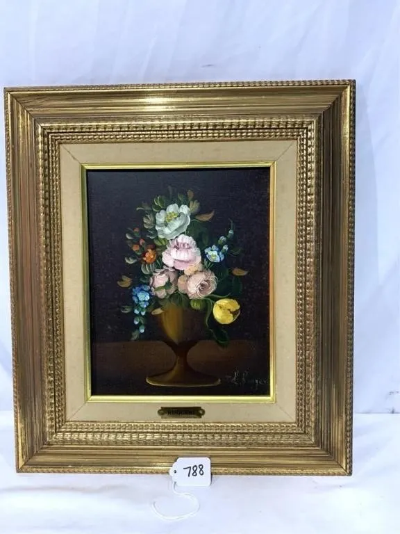 "Antique Floral" painting by Vito Ruggeri