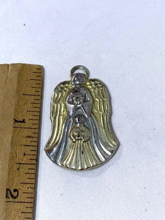 Gorham sterling angel pendant