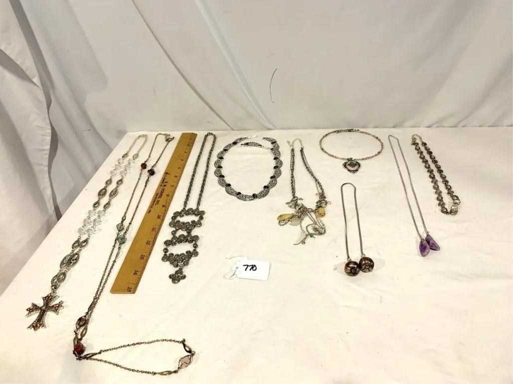 Vintage costume necklaces