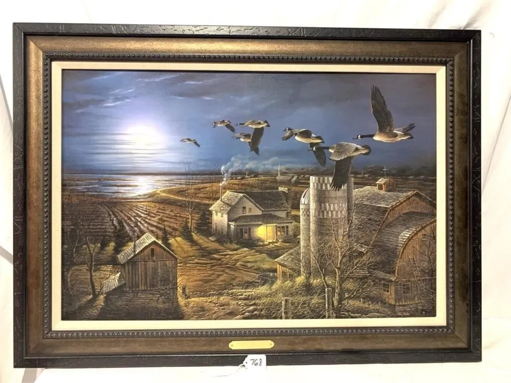 Terry Redlin "Night Flight" 1287/5000, Certificate