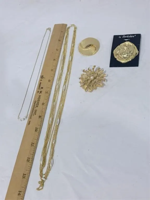 Gold tones costume jewelry