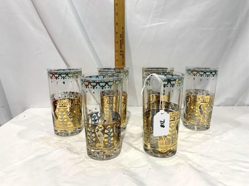 MCM DRINKING GLASSES 6