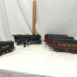 Prewar Ives 1929 O Gauge boxed No. 486 Major