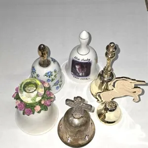 6 decorative handbells