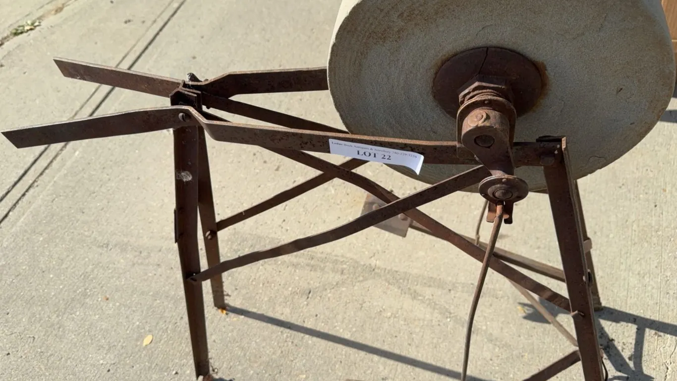 Manual Foot-Pedal Grinding Sharpening Stone