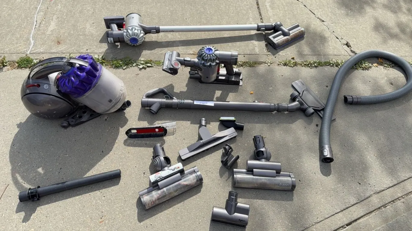Dyson DC37 and V6 Vacuums, Multiple Attachments