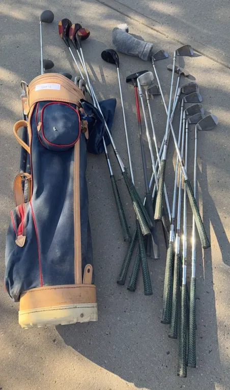 Golf Clubs, Bag, Golf Balls