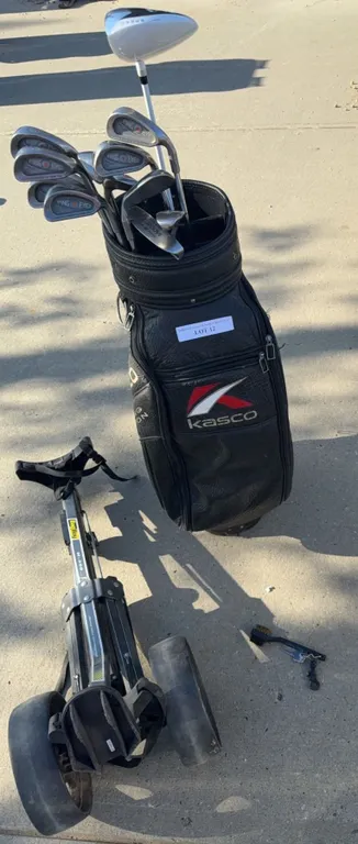 Ping Eye2 Irons, Golf Driver, Kasco Bag & Cart