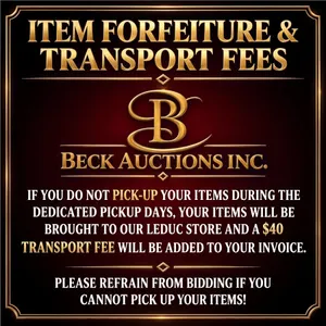 Item Forfeiture & Transport, Shipping, Delivery Fees & Conditions