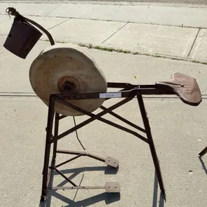 Pedal-Operated Sharpening Wheel Grinder
