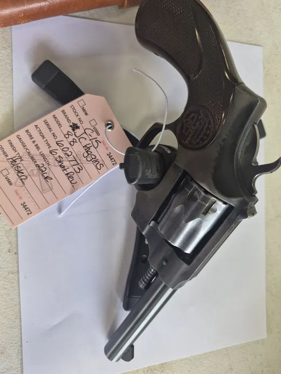 JC Higgins Model 88 Revolver 9 shot, 22cal LR w/holster