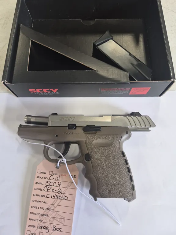 SCCY Industries CPX-2 9mm w/box & 1 mag