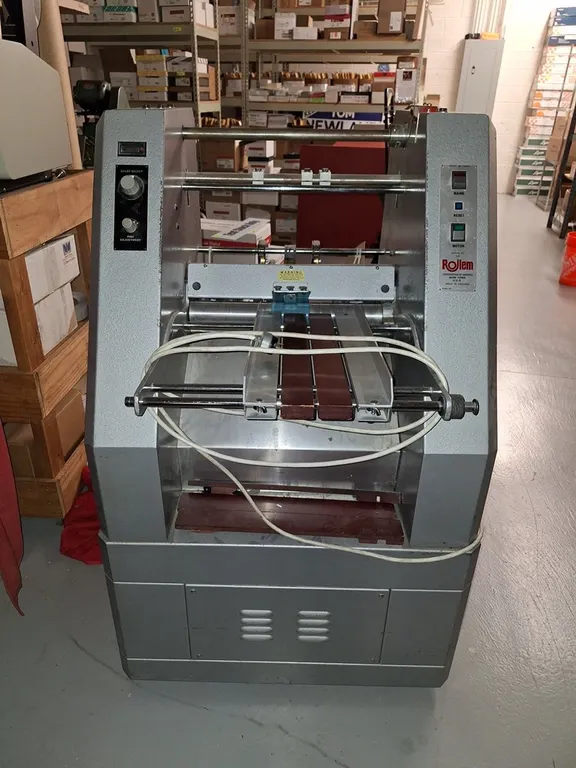 Rollem Auto 4 Slit Score Numbering Machine on Wheels, SN: Y691/202