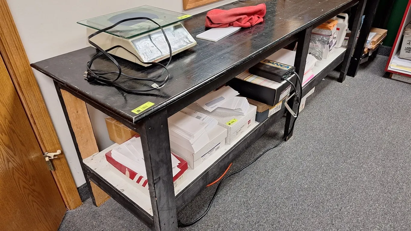 Wood 2-Tier Bench, 8'x2'x32"