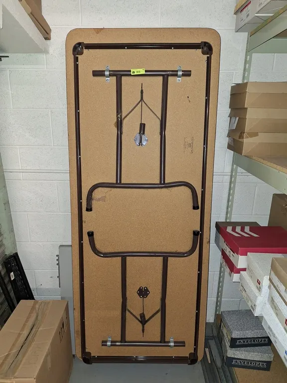 Wood/Metal 6'x30" Folding Table with Other Table Parts