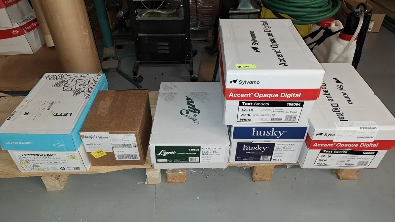 Assorted Paper on Pallet