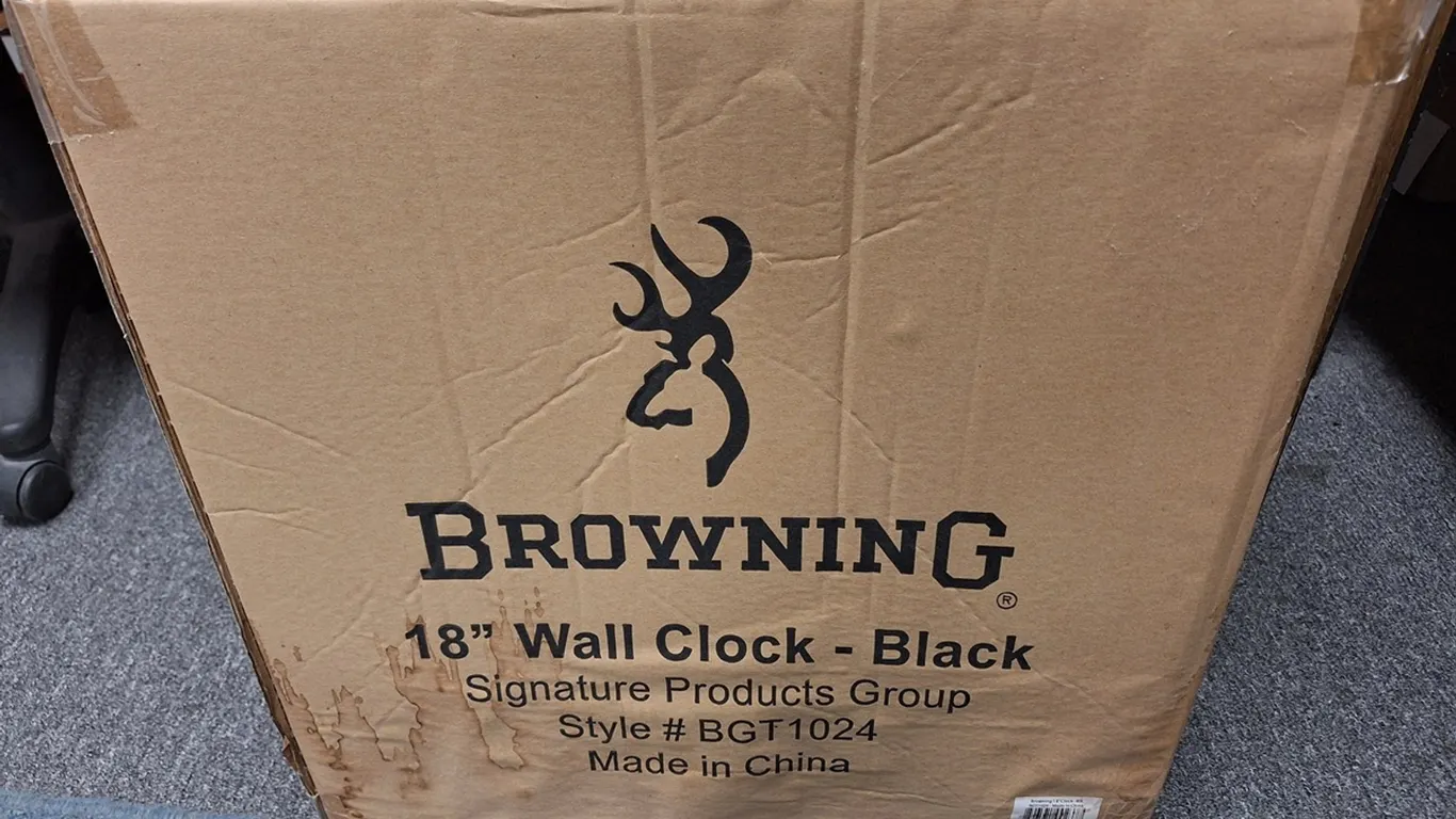 Browning 18" Wall Clock