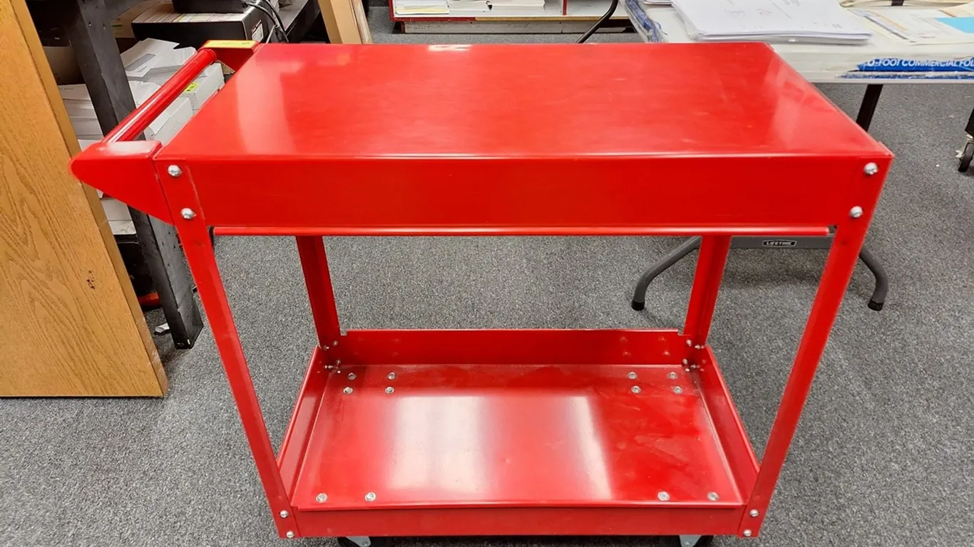 Metal Shop Cart, 29"x15"x31"