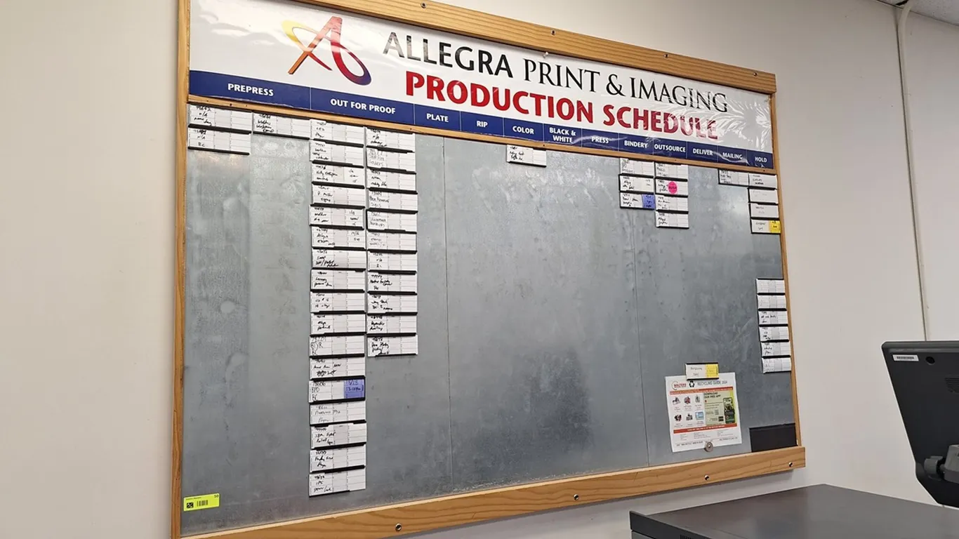 Wood Framed Magnetic Board, 73"x51"