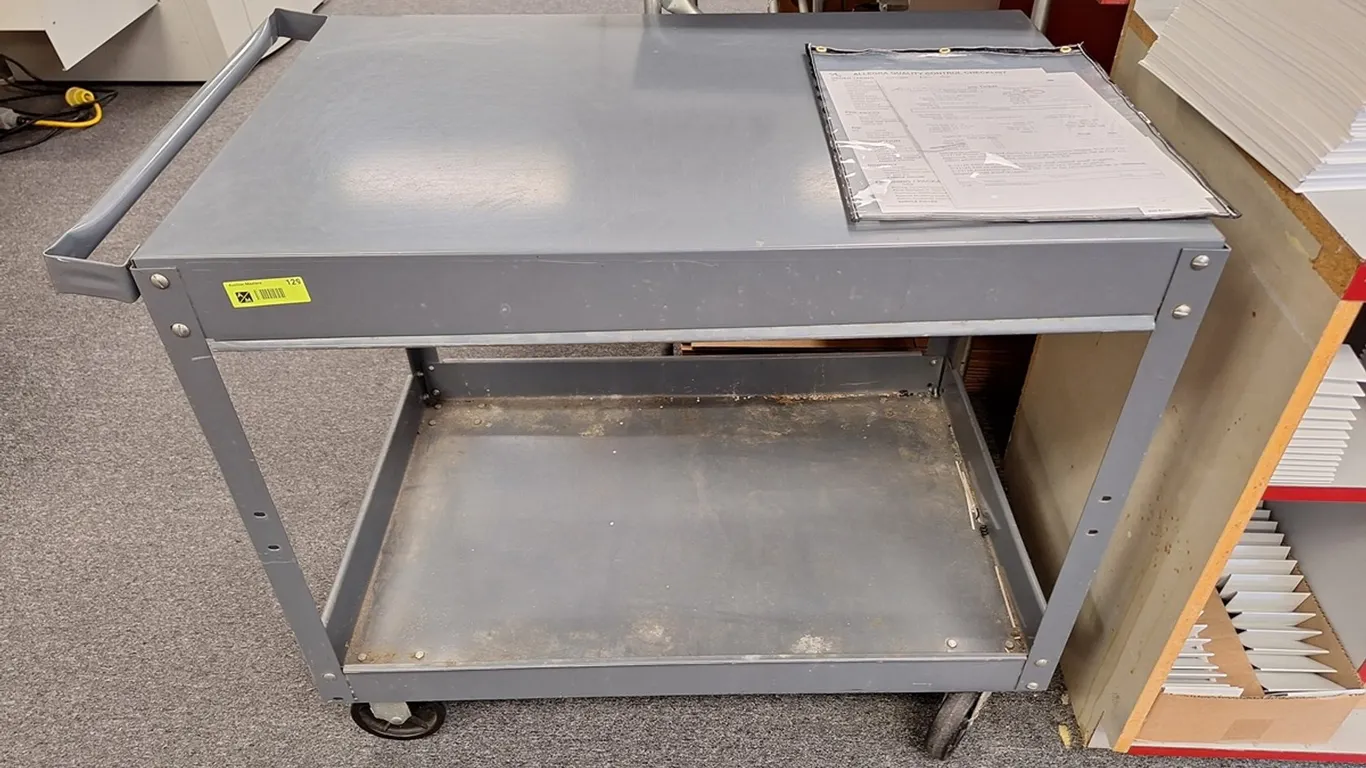Metal Shop Cart, 3'x2'x32"
