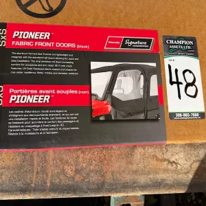 Unused Honda Side x Side Fabric Front Doors (Black)