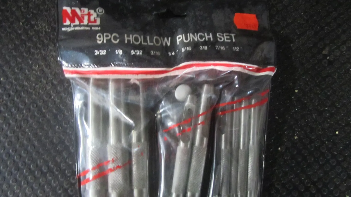 MIT 9pc. Hollow Punch Set