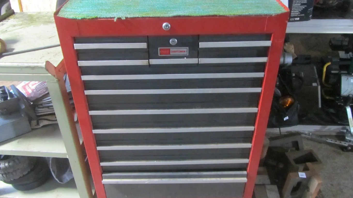 Sears Craftsman 12-Drawer Tool Cabinet On Casters