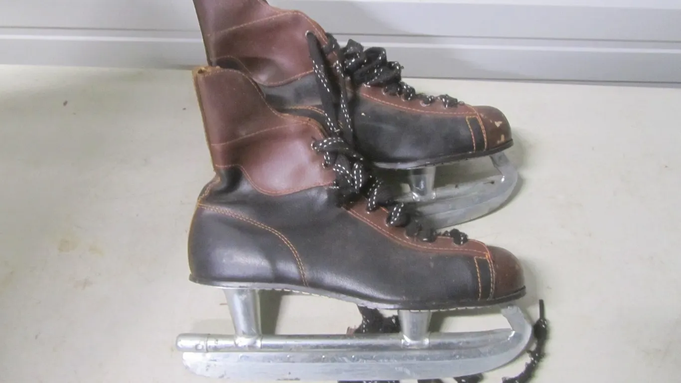 Pair Of Vintage Ice Skates