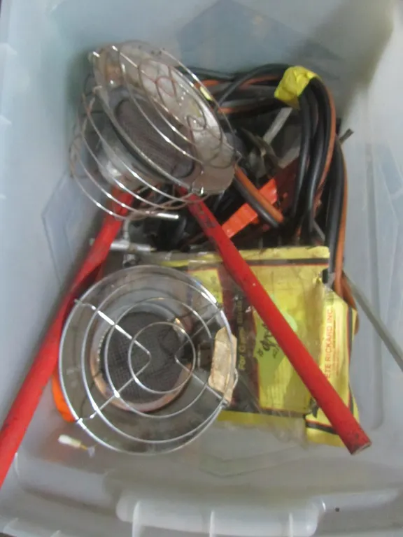Tub Of Assorted Sporting Goods