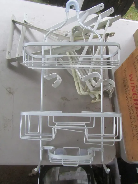 (9) 11" x 10" Shelf Brackets w/Curtain Hanger