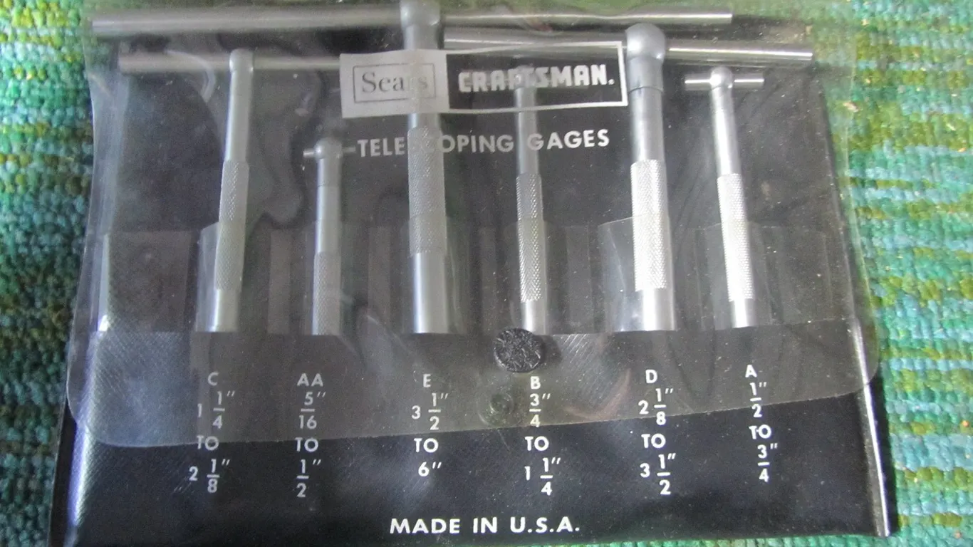 Sears Craftsman Telescoping Gages Set