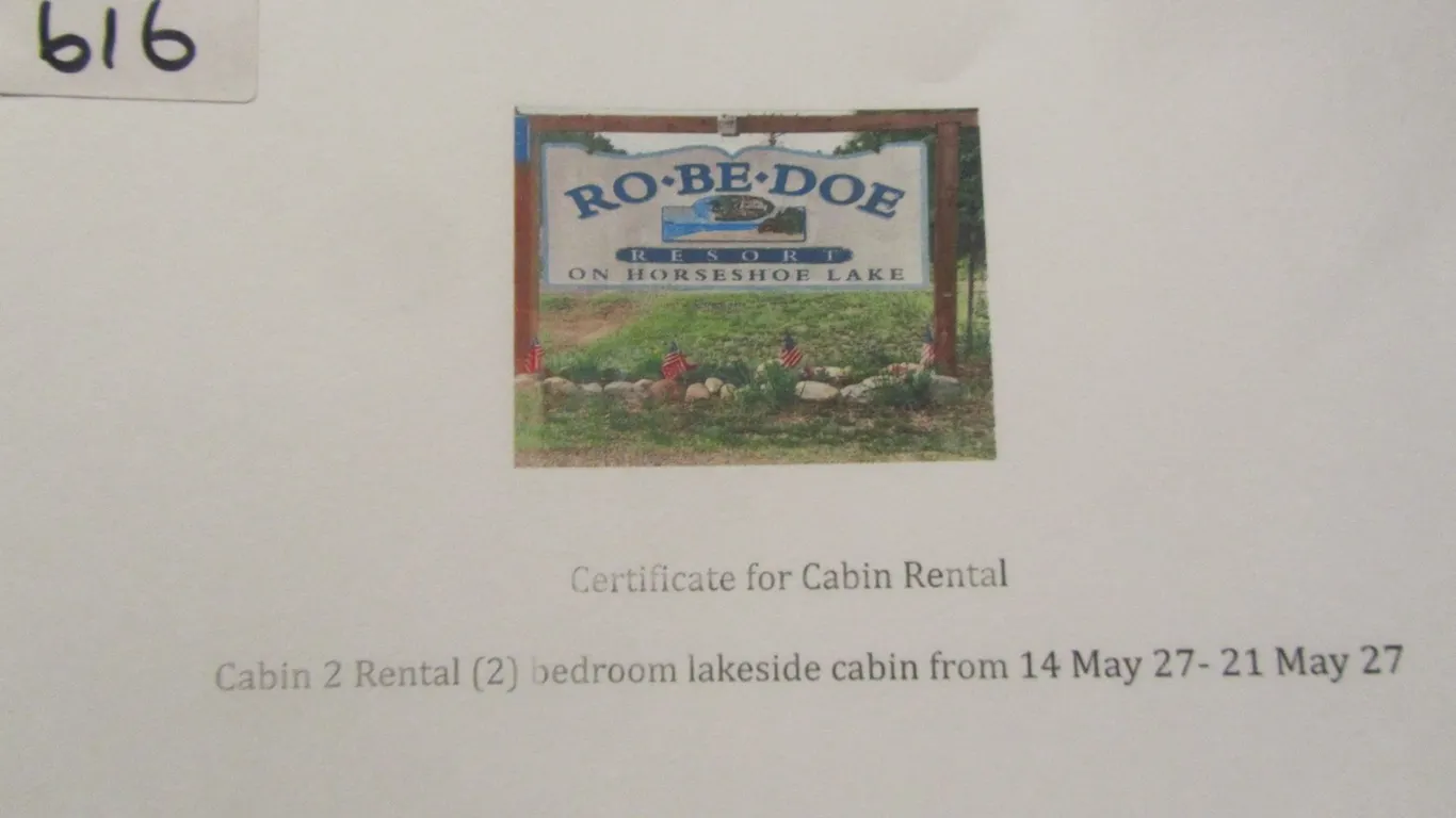 Rental Of Cabin 2 at Ro-Be-Doe Resort on Horseshoe Lake, Merrifield MN May 14 2027 to May 21st 2027