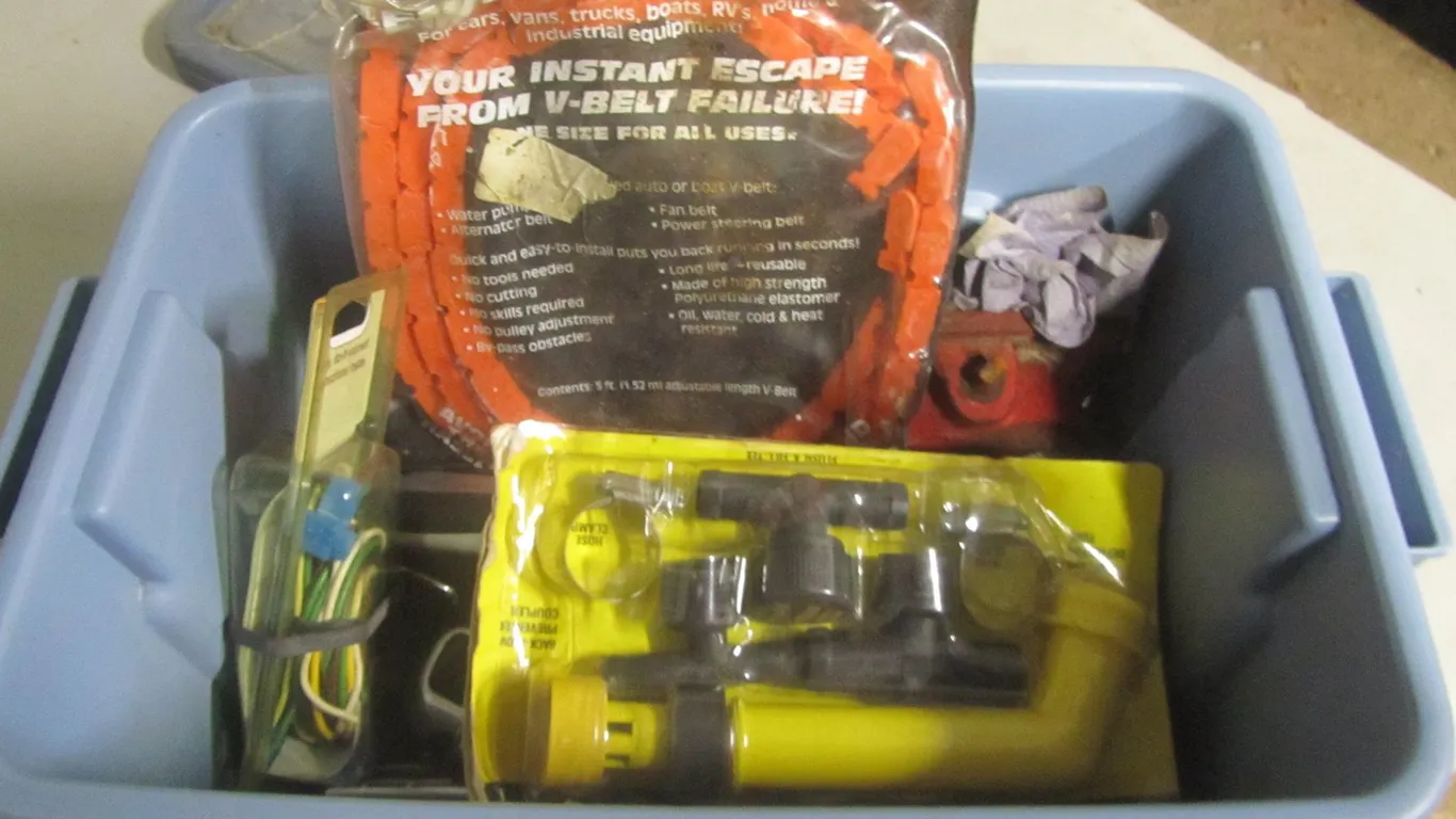 Tote Of Assorted Hardware And More