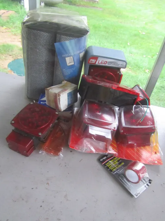 Lot Of Assorted Trailer Tail Lights