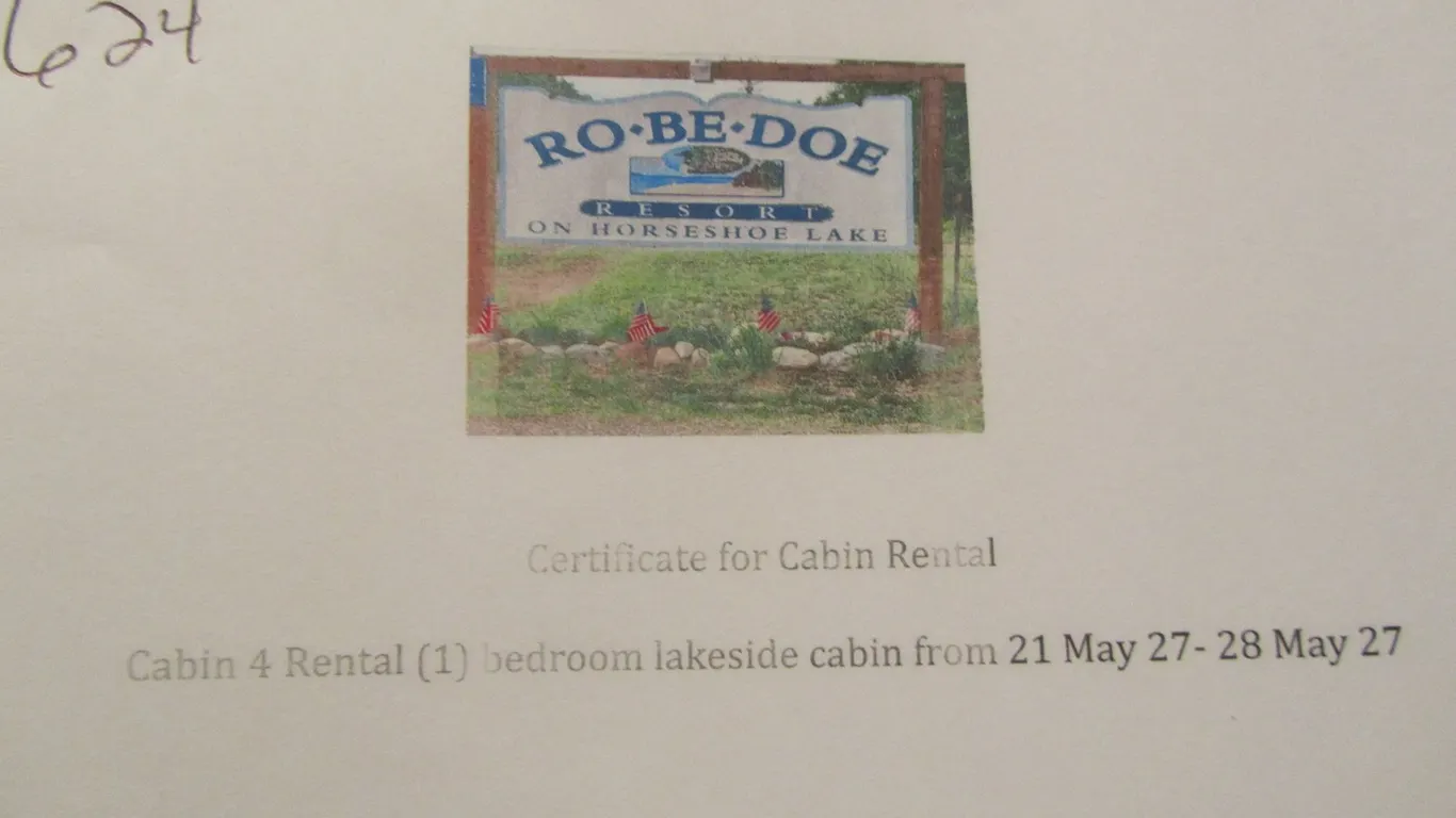 Rental Of Cabin 4 at Ro-Be-Doe Resort on Horseshoe Lake, Merrifield MN May 21st 2027 to May 28th 20May 21st 2027 to May 28th 2027